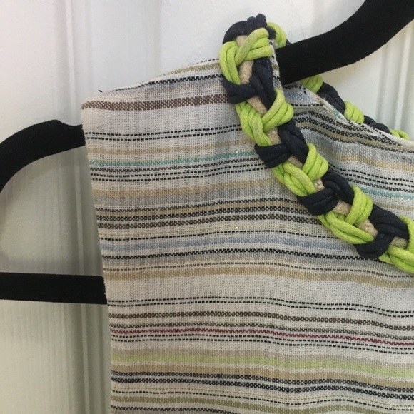 Ara zip side stripe dress with rope neck detail - Picture 5 of 5